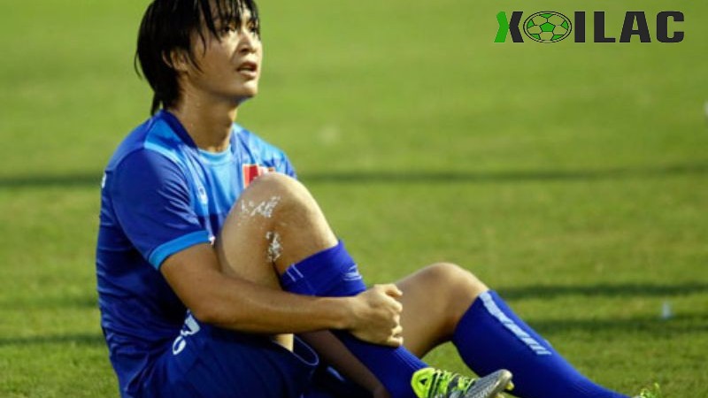 Cầu thủ Nguyễn Tuấn Anh gặp rất nhiều chấn thương